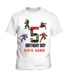 Limited Edition kid's birthday boy 5th