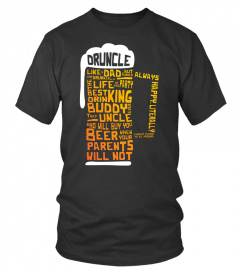 Druncle T-shirt Funny Beer Shirt for Uncles