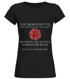 RPG DND Reach Out Orc Fail D20 Boardgame Shirt