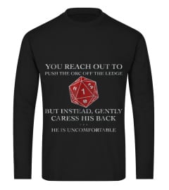 RPG DND Reach Out Orc Fail D20 Boardgame Shirt