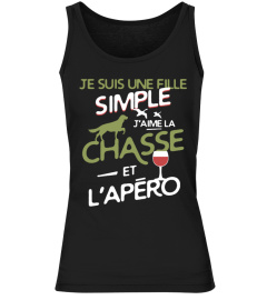 Chasse - une fille simple