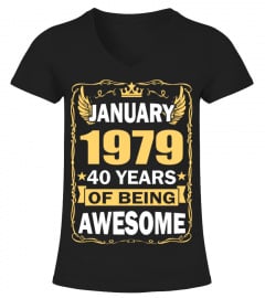 JANUARY 1979 40 YEARS OF BEING AWESOME