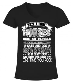 Horse T Shirt Yes I Ride Horse For Men A