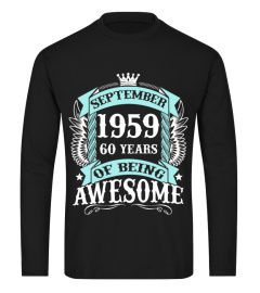 SEPTEMBER 1959 60 YEARS OF BEING AWESOME BEST 2019