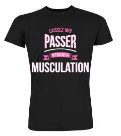 Laissez moi passer Musculation cadeau noël anniversaire humour noel drôle fille idée cadeaux femme