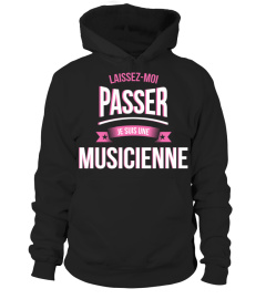 Laissez moi passer Musicienne cadeau noël anniversaire humour noel drôle fille idée cadeaux femme