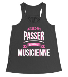 Laissez moi passer Musicienne cadeau noël anniversaire humour noel drôle fille idée cadeaux femme