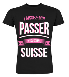 Laissez moi passer Suisse cadeau noël anniversaire humour noel drôle fille idée cadeaux femme