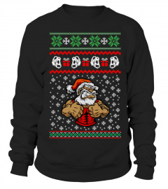 wrestling christmas sweater