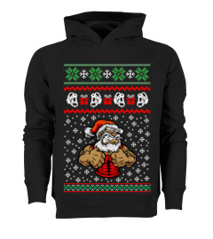 wrestling christmas sweater