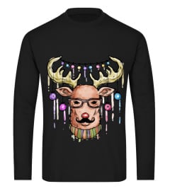 Christmas hipster reindeer