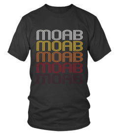 Moab  Ut   Vintage Style Utah T shirt