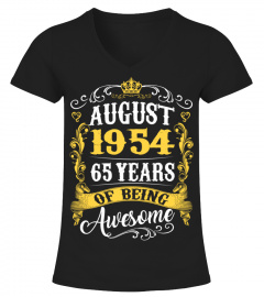 August 1954 65 Years of Being Awesome