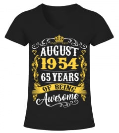August 1954 65 Years of Being Awesome