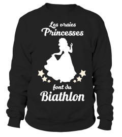 les vraies princesse sont Biathlon cadeau noël anniversaire humour drôle femme cadeaux