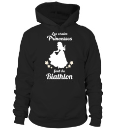 les vraies princesse sont Biathlon cadeau noël anniversaire humour drôle femme cadeaux