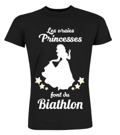 les vraies princesse sont Biathlon cadeau noël anniversaire humour drôle femme cadeaux