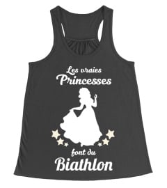 les vraies princesse sont Biathlon cadeau noël anniversaire humour drôle femme cadeaux