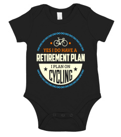 Funny Retired Cycling Shirt Retirement Bicycling gift