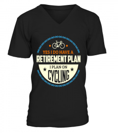 Funny Retired Cycling Shirt Retirement Bicycling gift