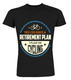 Funny Retired Cycling Shirt Retirement Bicycling gift