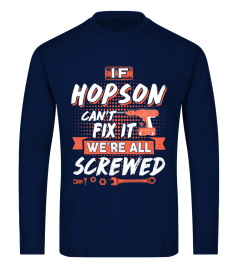 If Hopson Cant Fix It We All Screwed