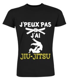 t-shirt drôle humour j'peux pas j'ai JIU-JITSU