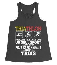 T-SHIRT DROLE HUMOUR TRIATHLON