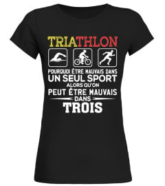 T-SHIRT DROLE HUMOUR TRIATHLON