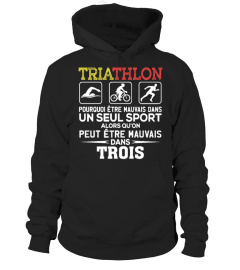 T-SHIRT DROLE HUMOUR TRIATHLON