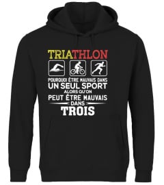 T-SHIRT DROLE HUMOUR TRIATHLON