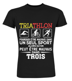 T-SHIRT DROLE HUMOUR TRIATHLON