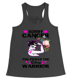 cancer soory warrior shirt