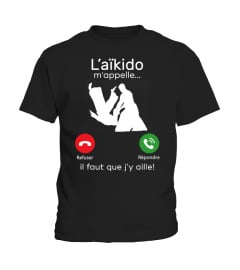 T-SHIRT DRÔLE - L''AÏKIDO   M'APPELLE