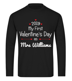 FIRST VALENTINE'S DAY - CUSTOM T-SHIRT