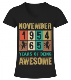 November 1954 65 Years Of Being Awesome