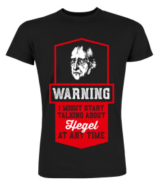 Warning might start talking about Hegel