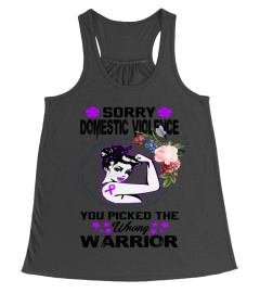 domestic violence soory warrior shirt