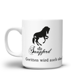 Becher - Geritten wird auch ohne Kaffee 