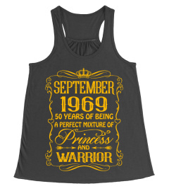 September 1969 50 Years Of Princess and Warrior T Shirts