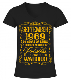 September 1969 50 Years Of Princess and Warrior T Shirts