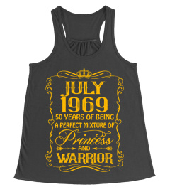 July 1969 50 Years Of Princess and Warrior T Shirts