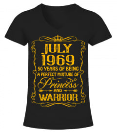 July 1969 50 Years Of Princess and Warrior T Shirts