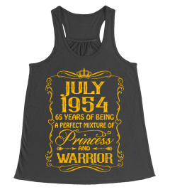 July 1954 65 Years Of Princess and Warrior T Shirts