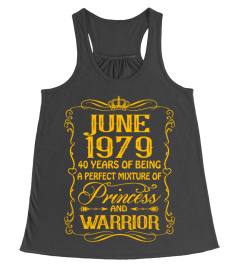 June 1979 40 Years Of Princess and Warrior T Shirts