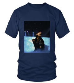 dark blue ariana graphic tee