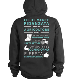 Felicimente fidanzata con un agricoltore