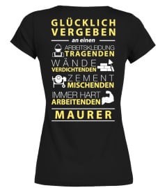 Glücklich vergeben an einen Maurer