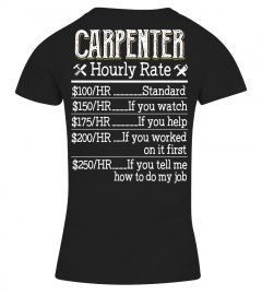 hourly rate - Back side