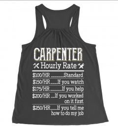 hourly rate - Back side